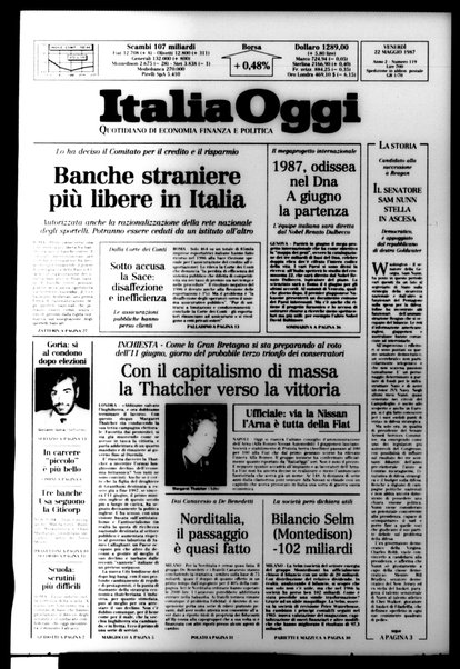 Italia oggi : quotidiano di economia finanza e politica